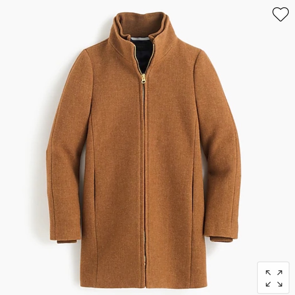 J.Crew Lodge coat in Italian stadium-cloth wool
